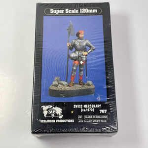 SEALED Verlinden Super Scale 120mm 767 Swiss Mercenary (ca. 1470) Figure Kit BN